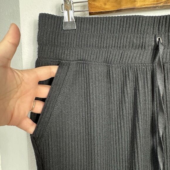 Freely black Ribbed joggers with pockets‎ Drawstring women L - Picture 3 of 9